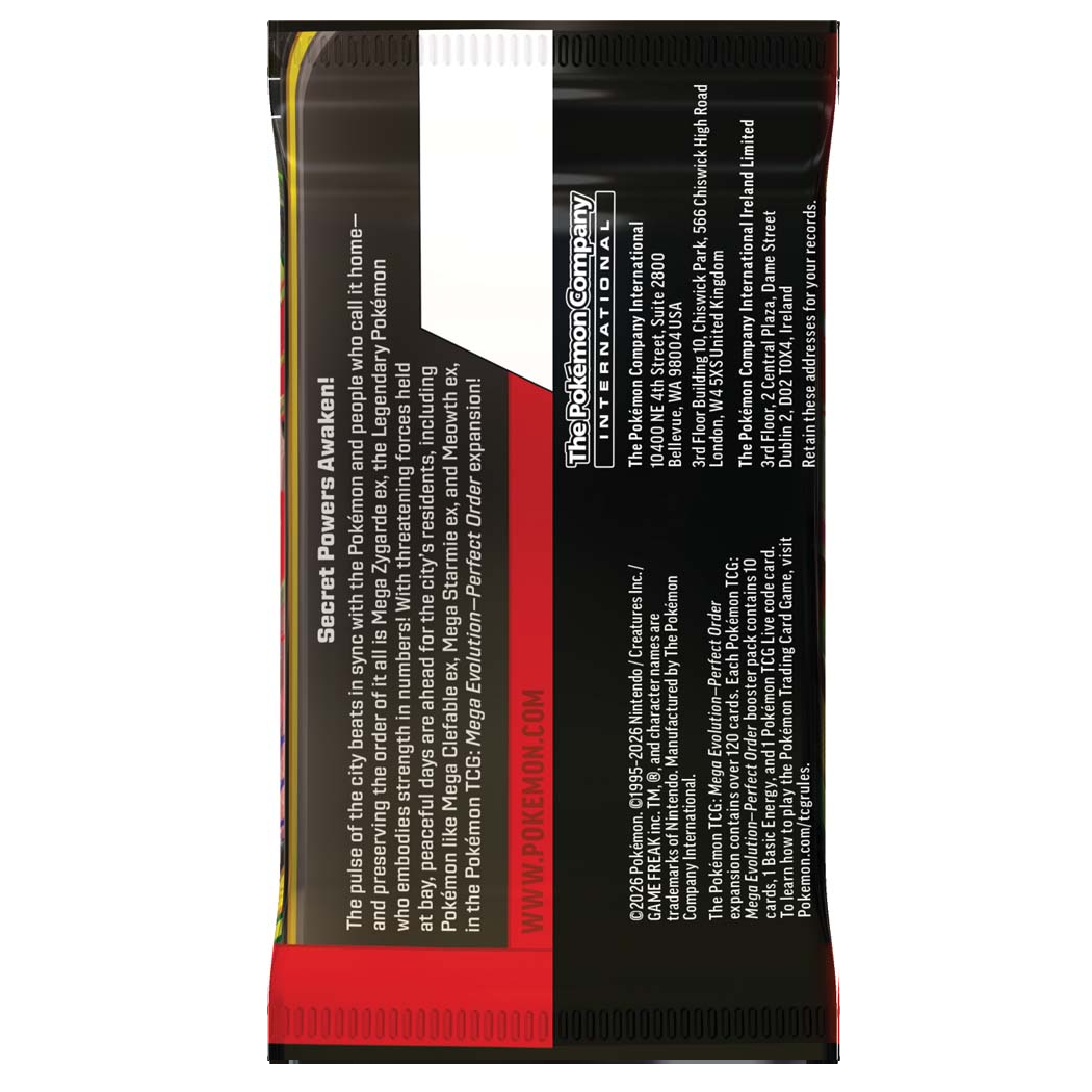 Pokemon TCG - Mega Evolution Perfect Order Booster Pack