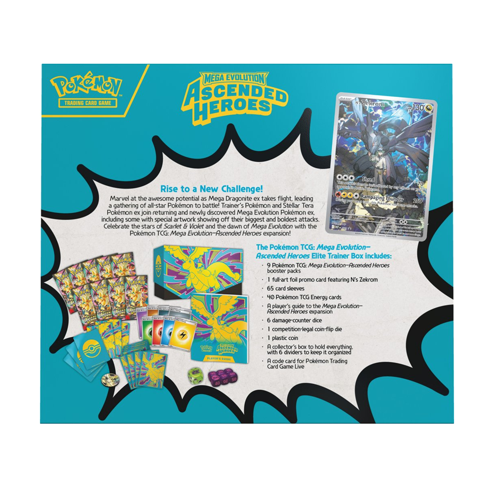 Pokemon TCG - Mega Evolution Ascended Heroes Elite Trainer Box (Pre order 20.02.2026)