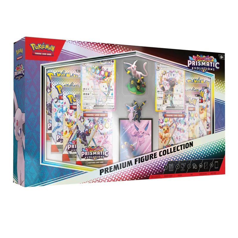 Pokemon TCG - Scarlet & Violet Prismatic Evolutions Premium Figure Collection